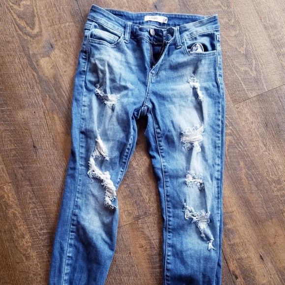 cello ripped jeans